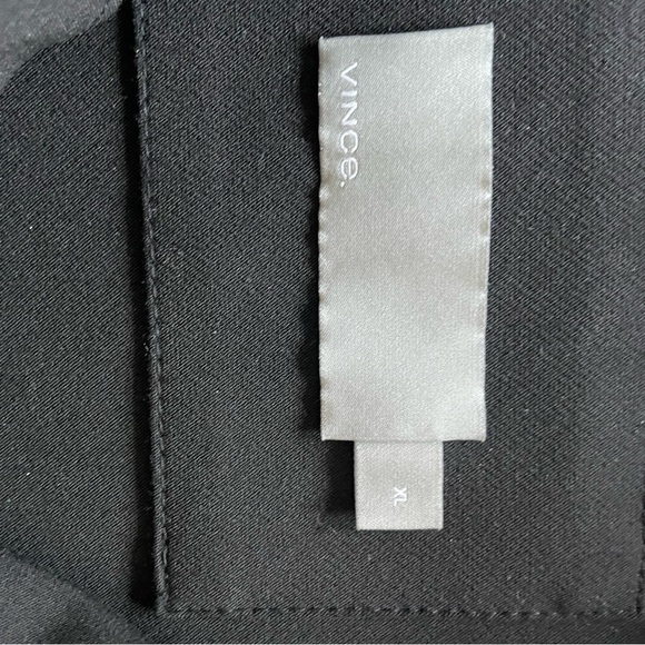 Vince Elegant Black Wool Blend Fabric Shirt Jacket - Picture 7 of 7